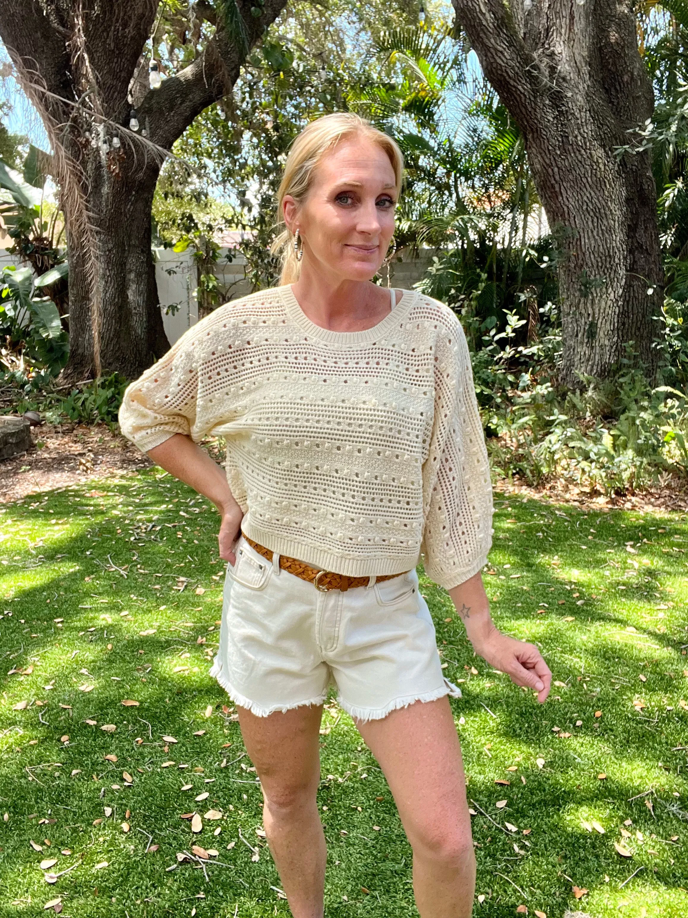 Annie Crochet Top