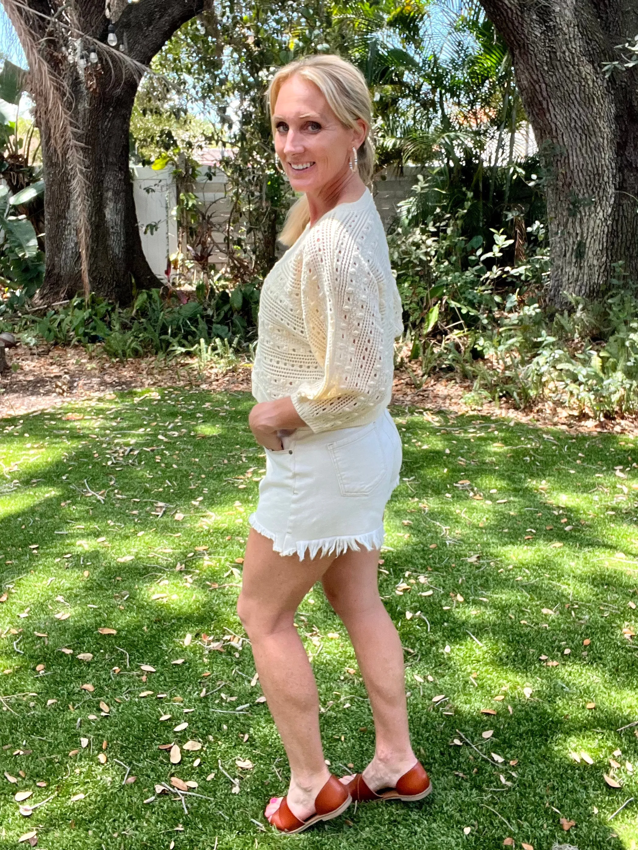 Annie Crochet Top