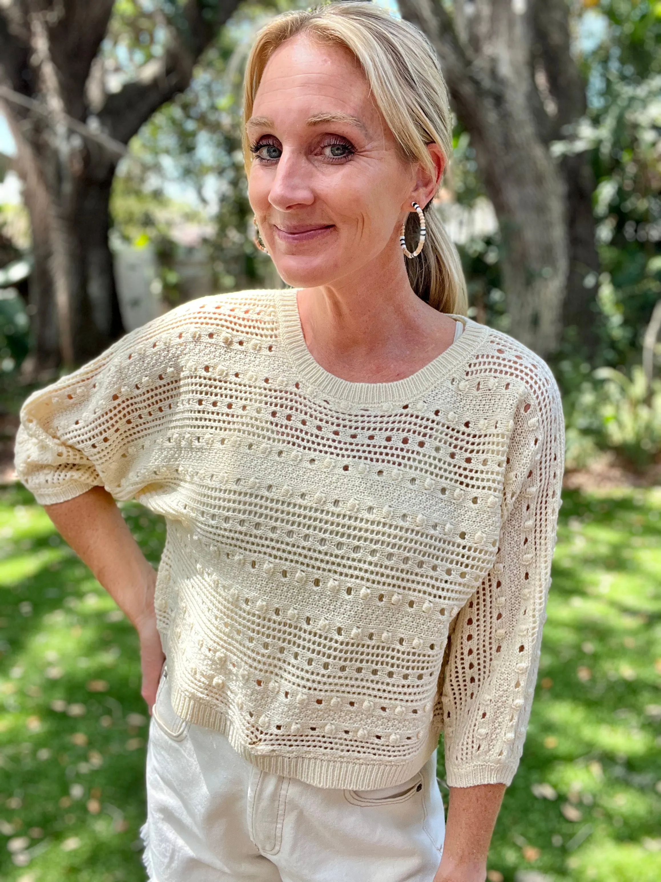 Annie Crochet Top