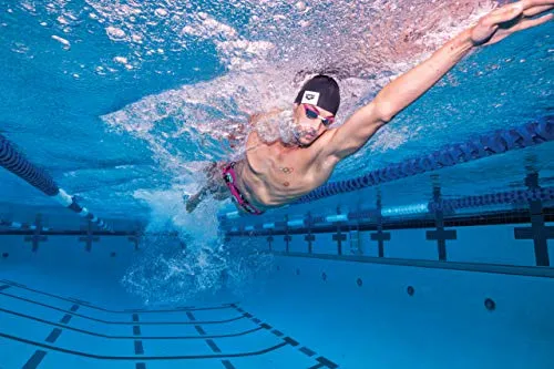 Arena Cobra Ultra Swim Goggles, Blue/Silver, Swipe Anti-Fog Mirror