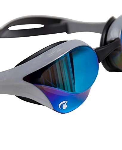 Arena Cobra Ultra Swim Goggles, Blue/Silver, Swipe Anti-Fog Mirror