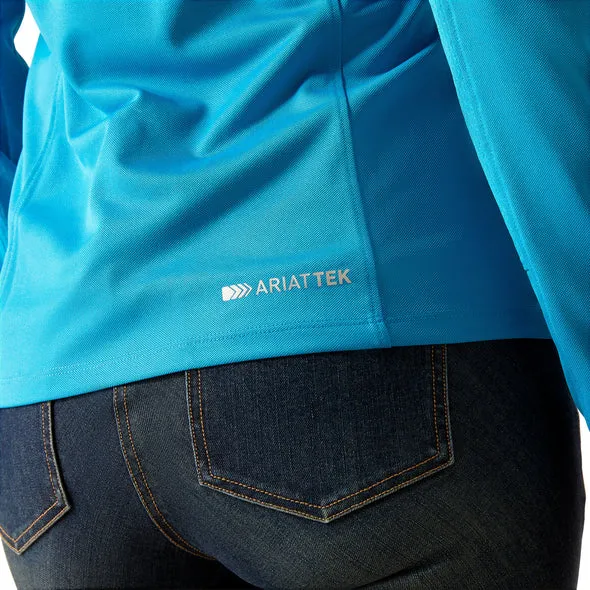 Ariat Ladies 1/4 Zip 2.00 Sunstopper Hawaiian Surf