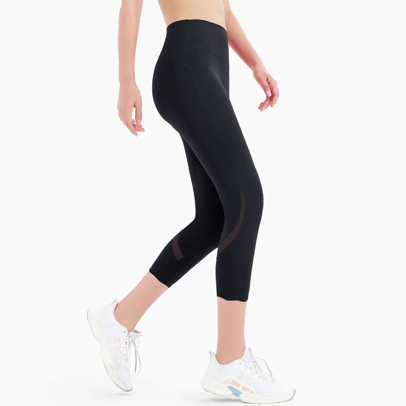 Athletic fitness yoga naked feeling sports wear workout tiktok cropped leggings