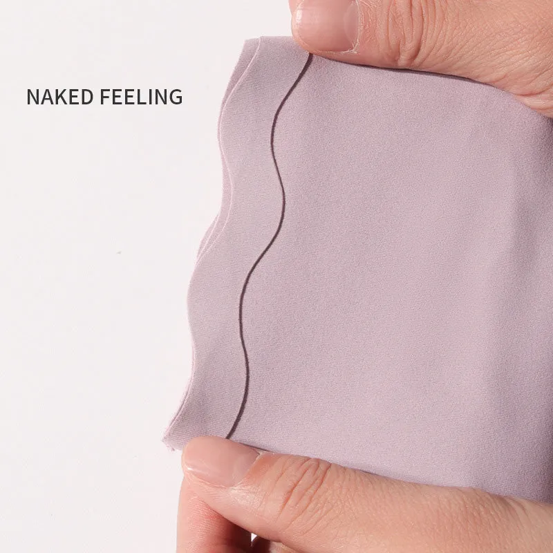 Athletic fitness yoga naked feeling sports wear workout tiktok cropped leggings