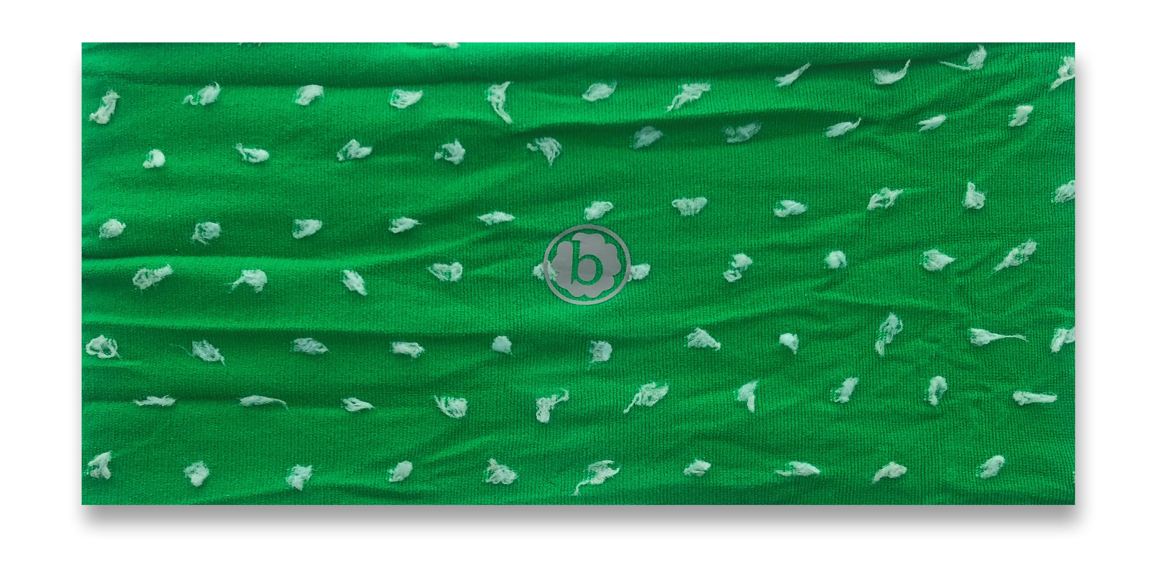 Baby Bling Shabby Patterned Knot Headband - Kelly