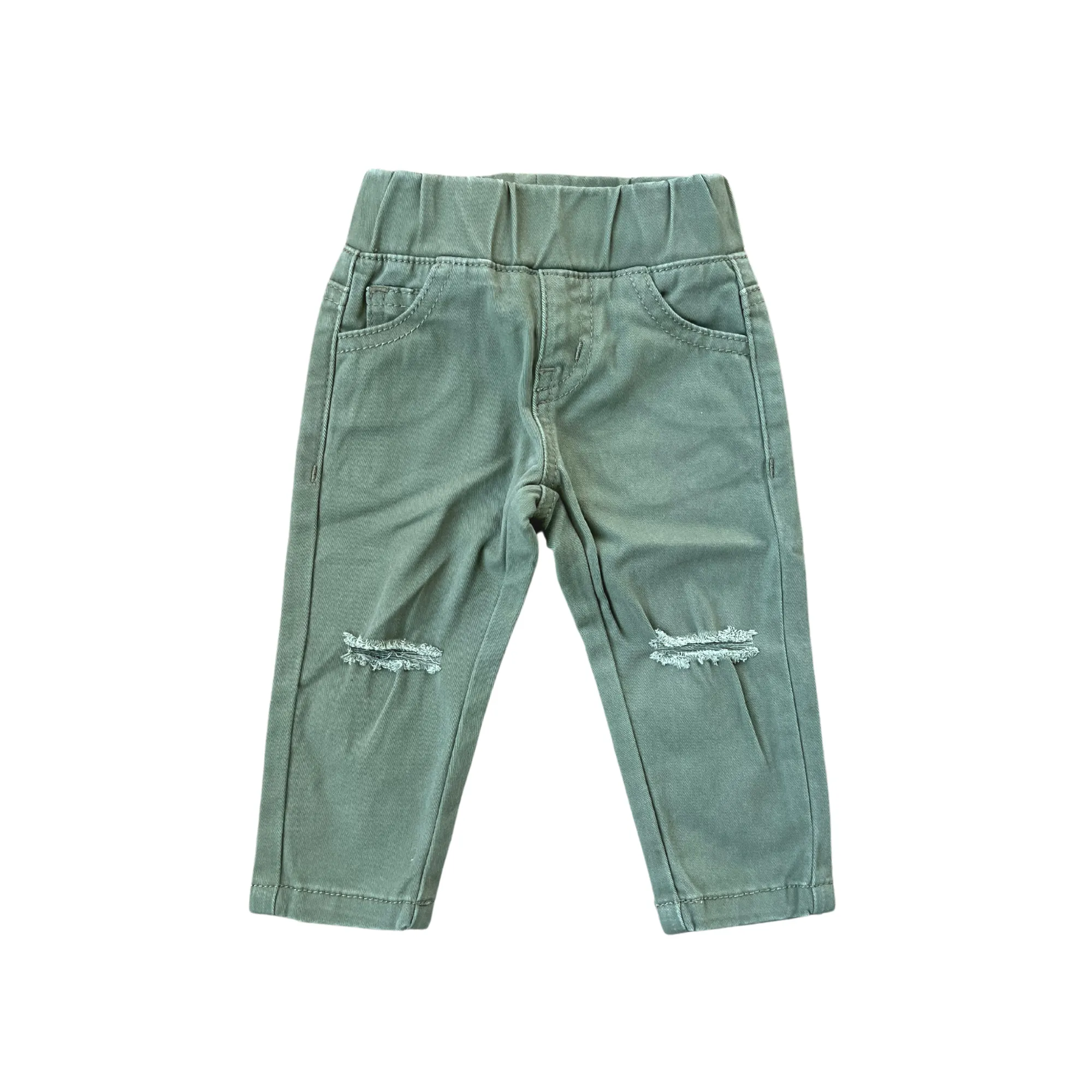 Babysprouts || Boys Olive Denim Jeans