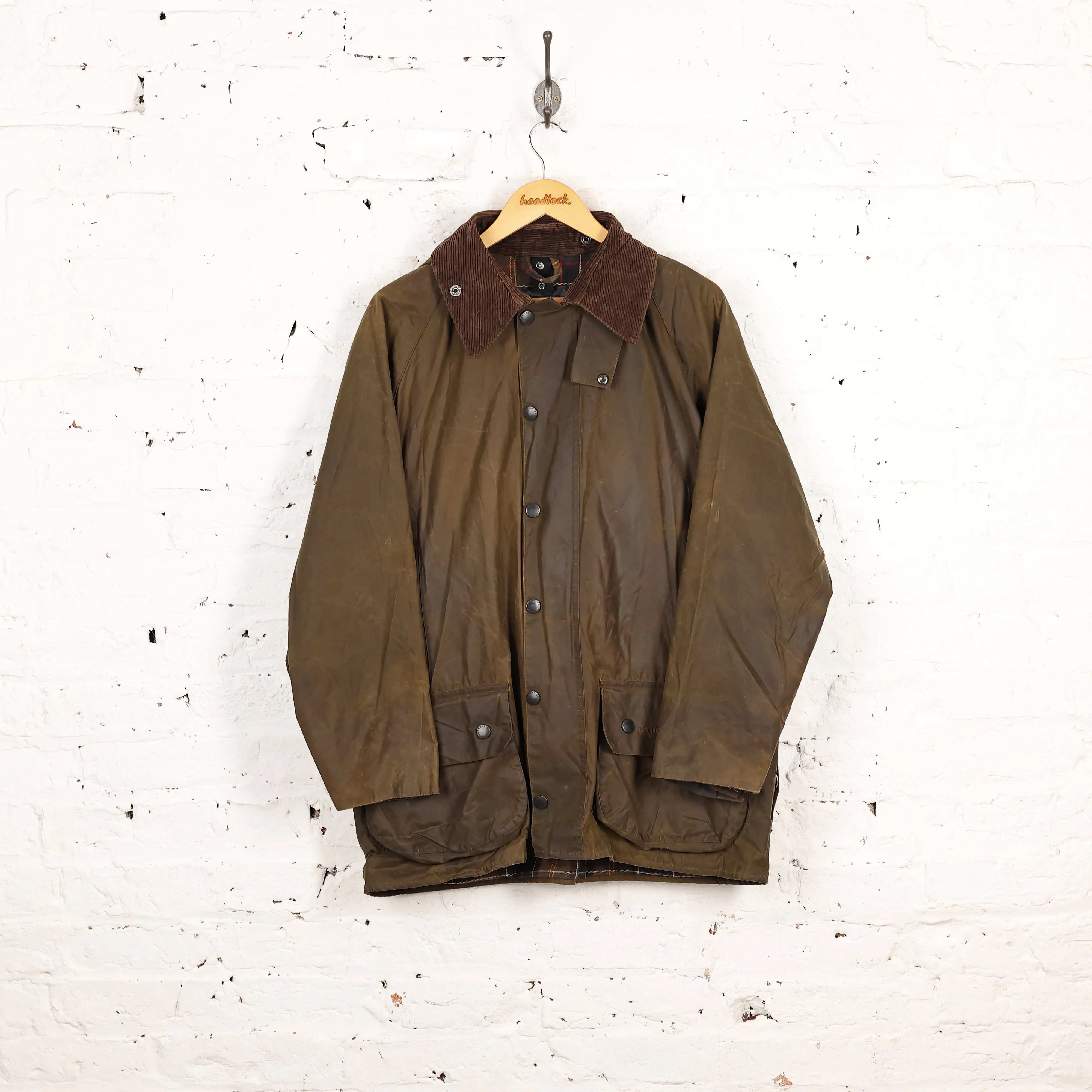 Barbour Classic Beaufort Wax Jacket - Green - M