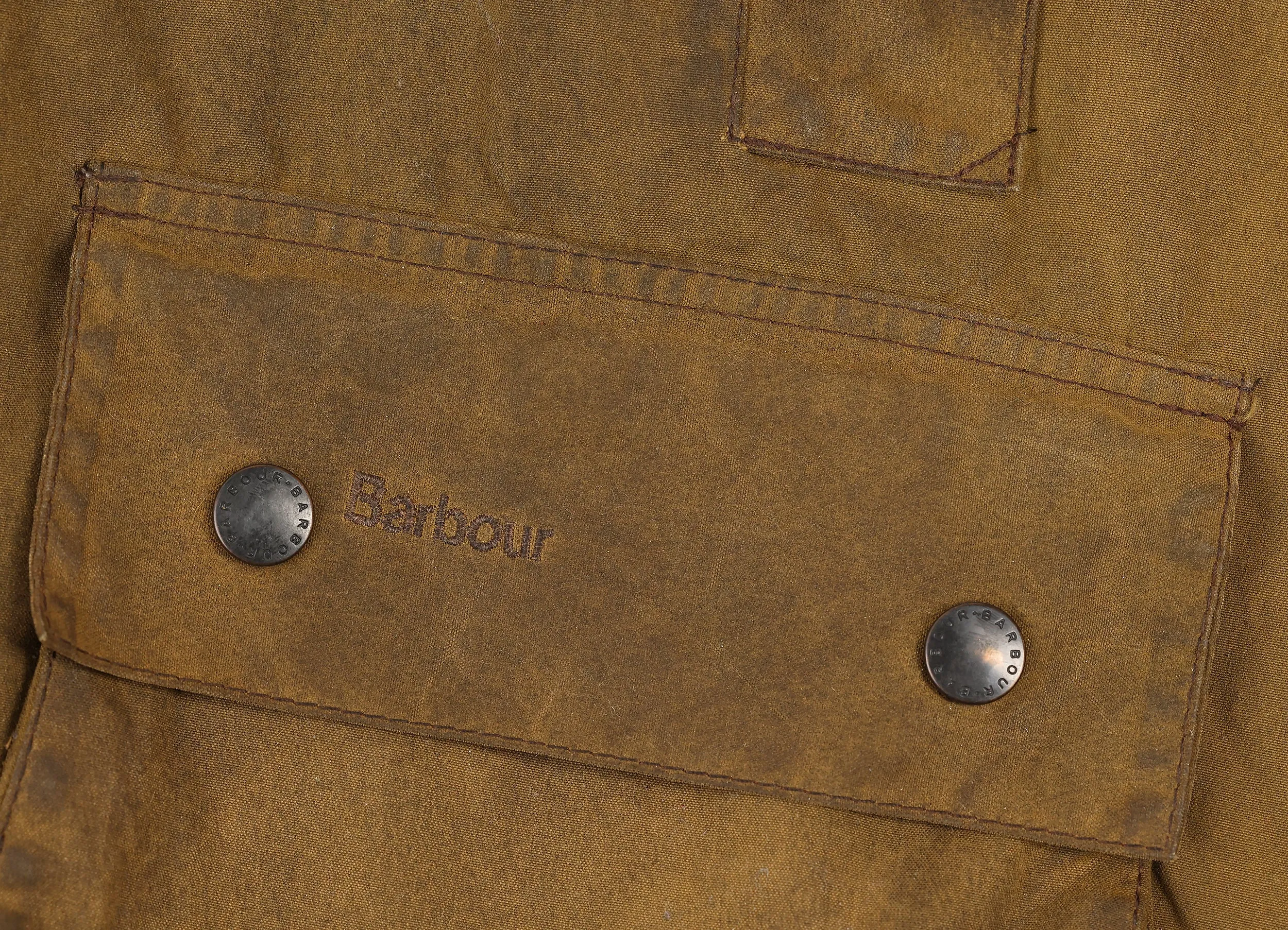 Barbour Classic Moorland Wax Jacket Coat - Green - XL