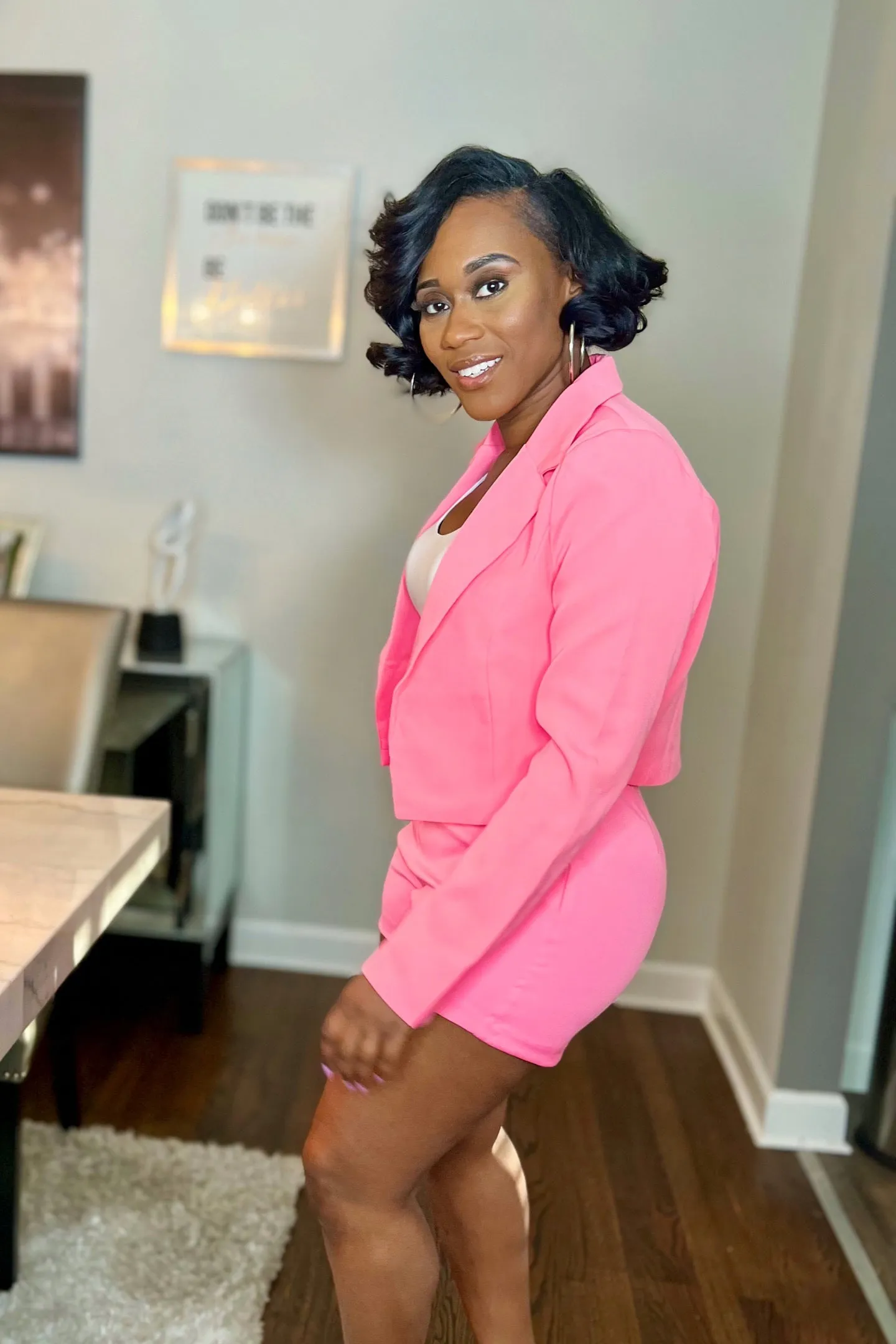 BELTED TAILORED SHORTS