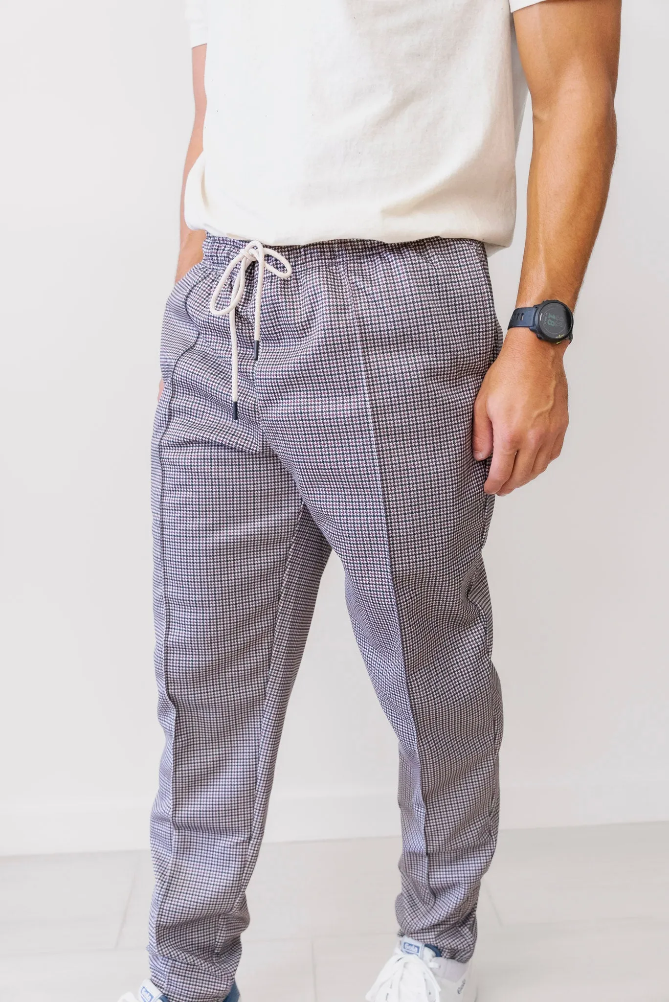 BEN SHERMAN Houndstooth Track Pant