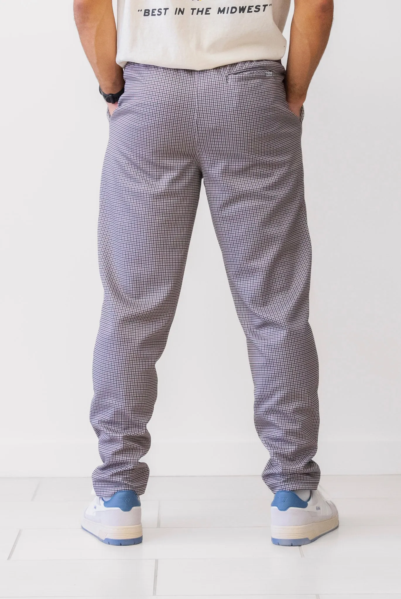 BEN SHERMAN Houndstooth Track Pant