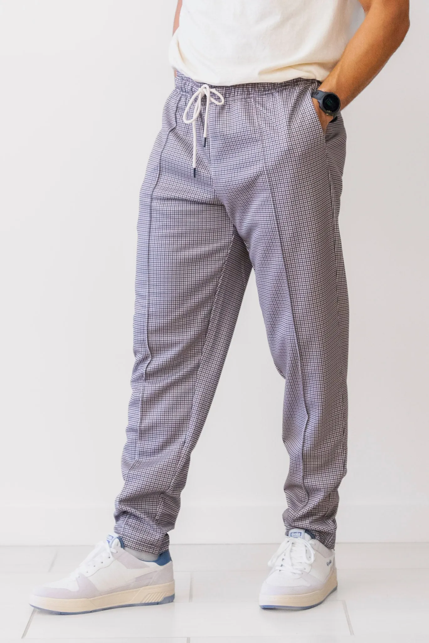 BEN SHERMAN Houndstooth Track Pant