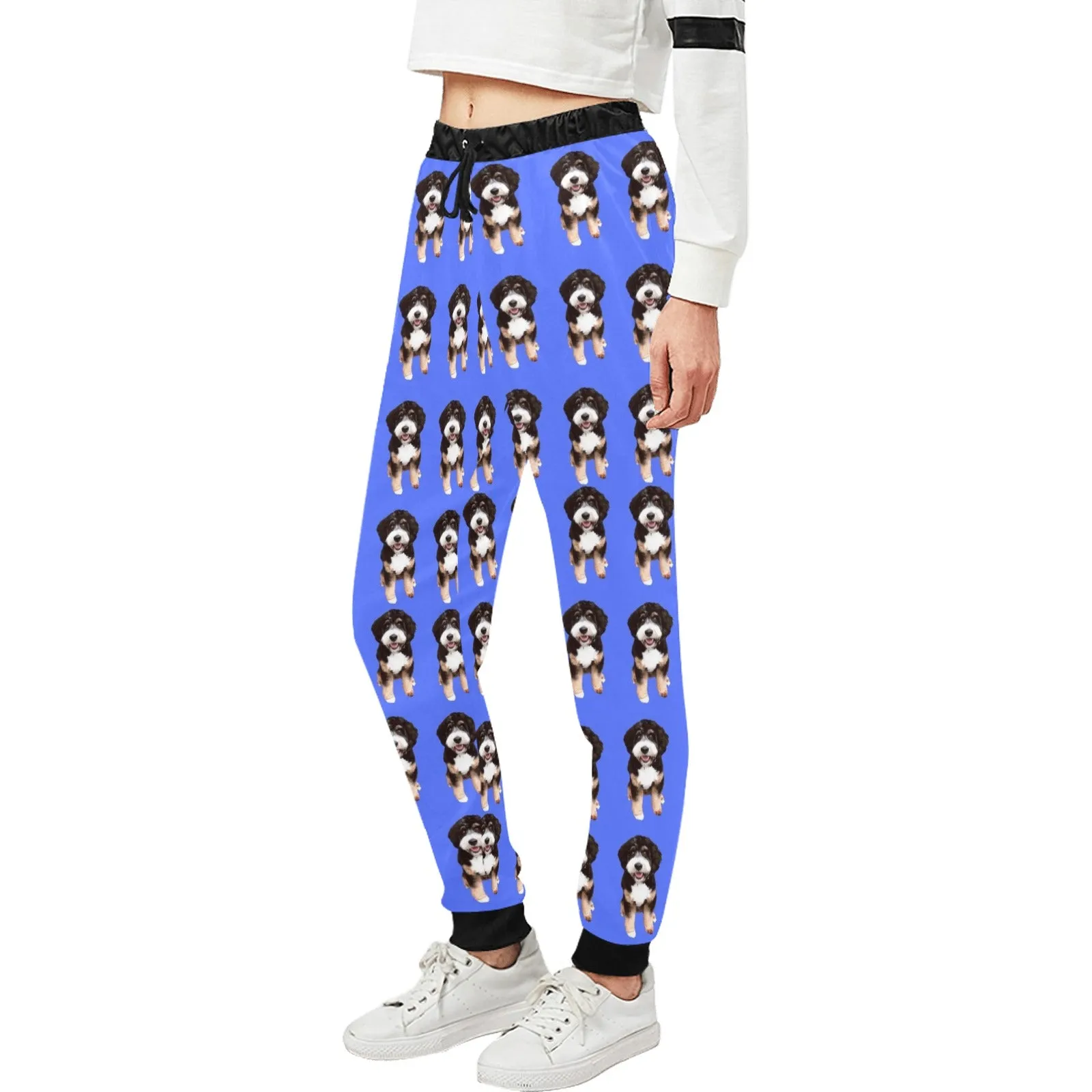 Bernedoodle Pants - Blue