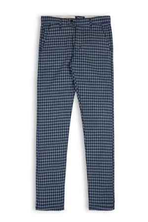 BLUE GINGHAM PANTS