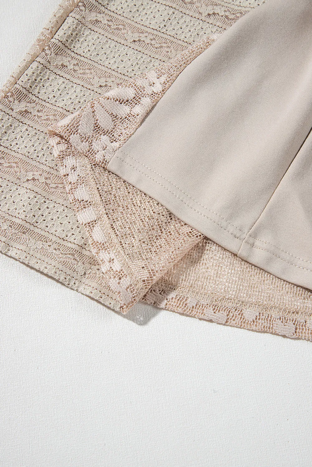 Boho Lace Patchwork Wide Leg Pants