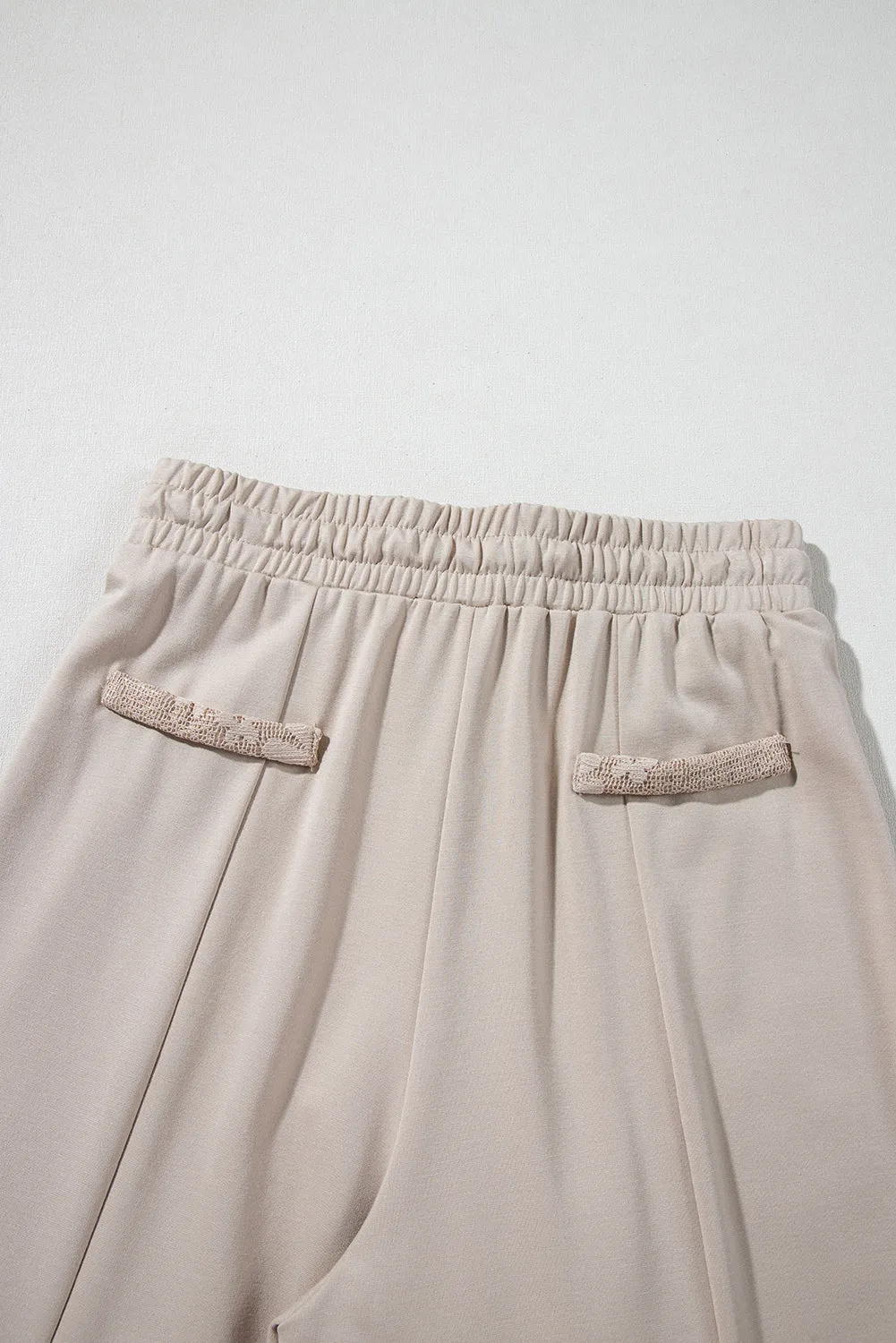 Boho Lace Patchwork Wide Leg Pants