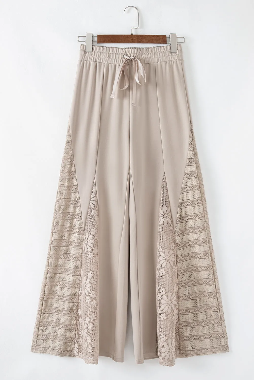 Boho Lace Patchwork Wide Leg Pants