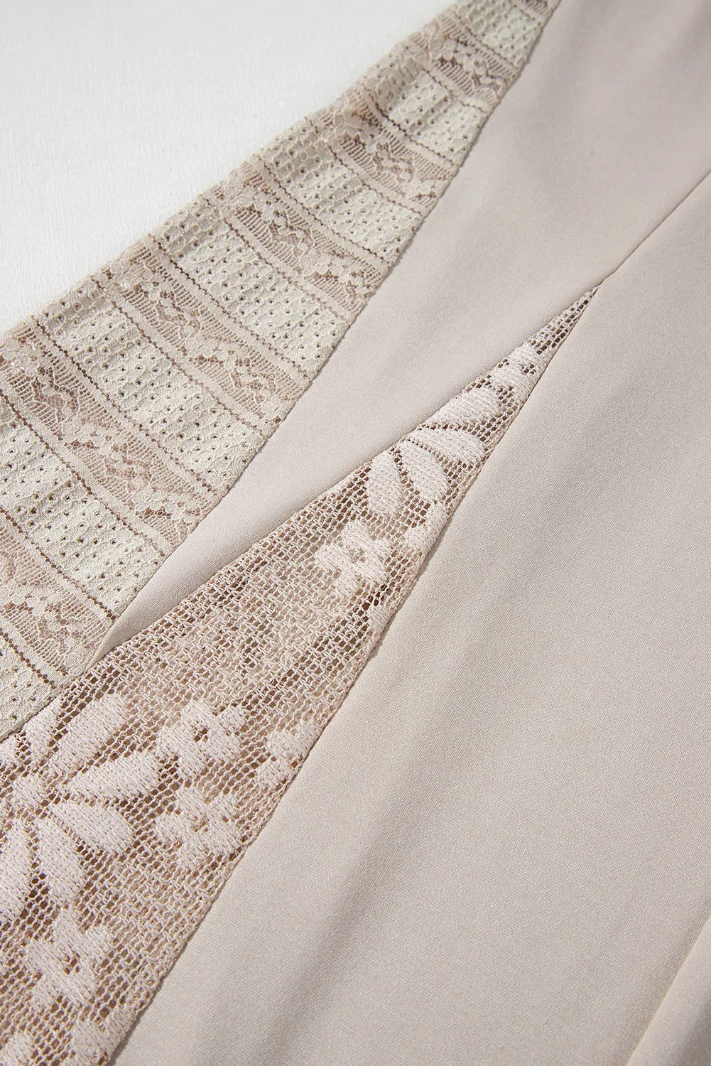 Boho Lace Patchwork Wide Leg Pants