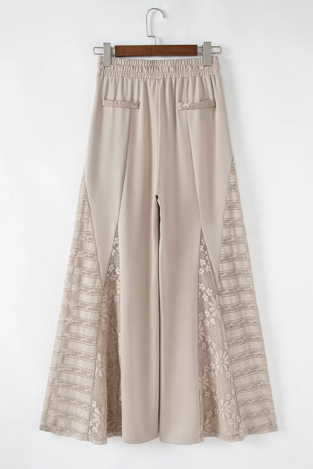 Boho Lace Patchwork Wide Leg Pants