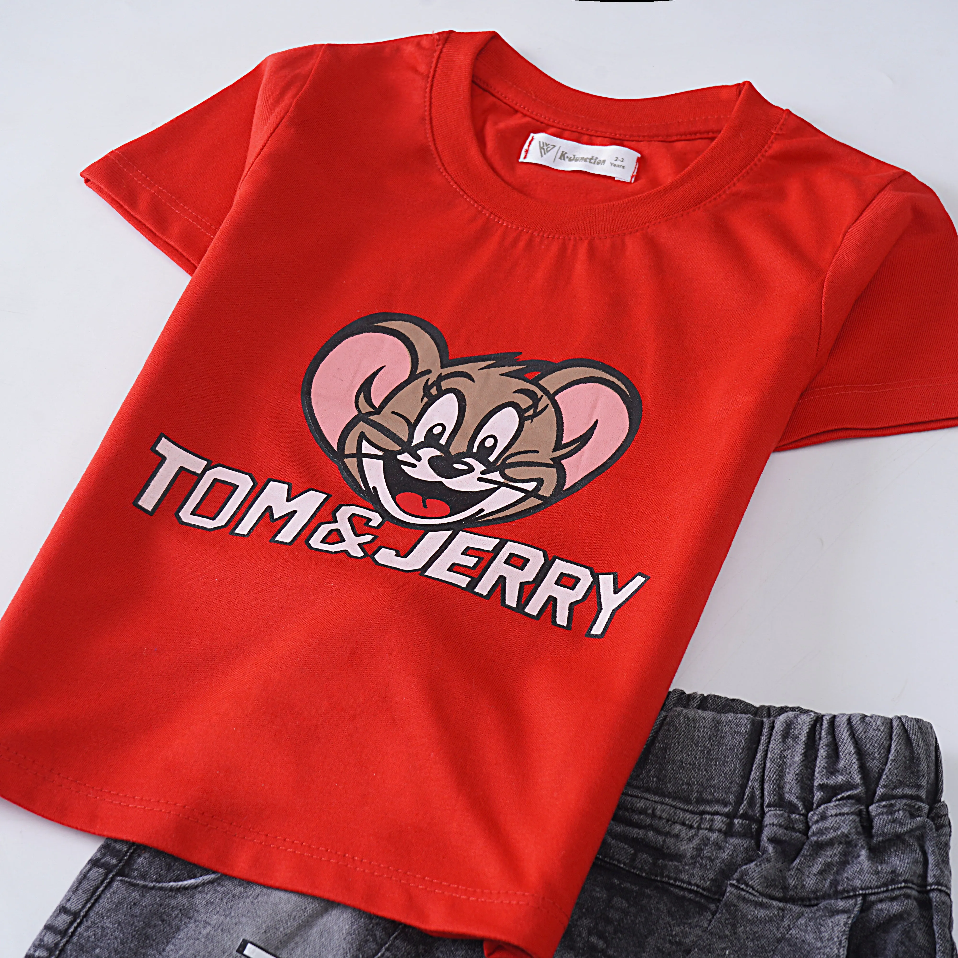 Boys Half Sleeves 2 Piece Suit (T & J)