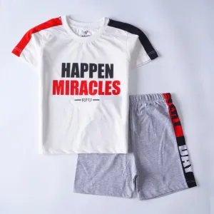 Boys Half Sleeves 2 Piece Suit