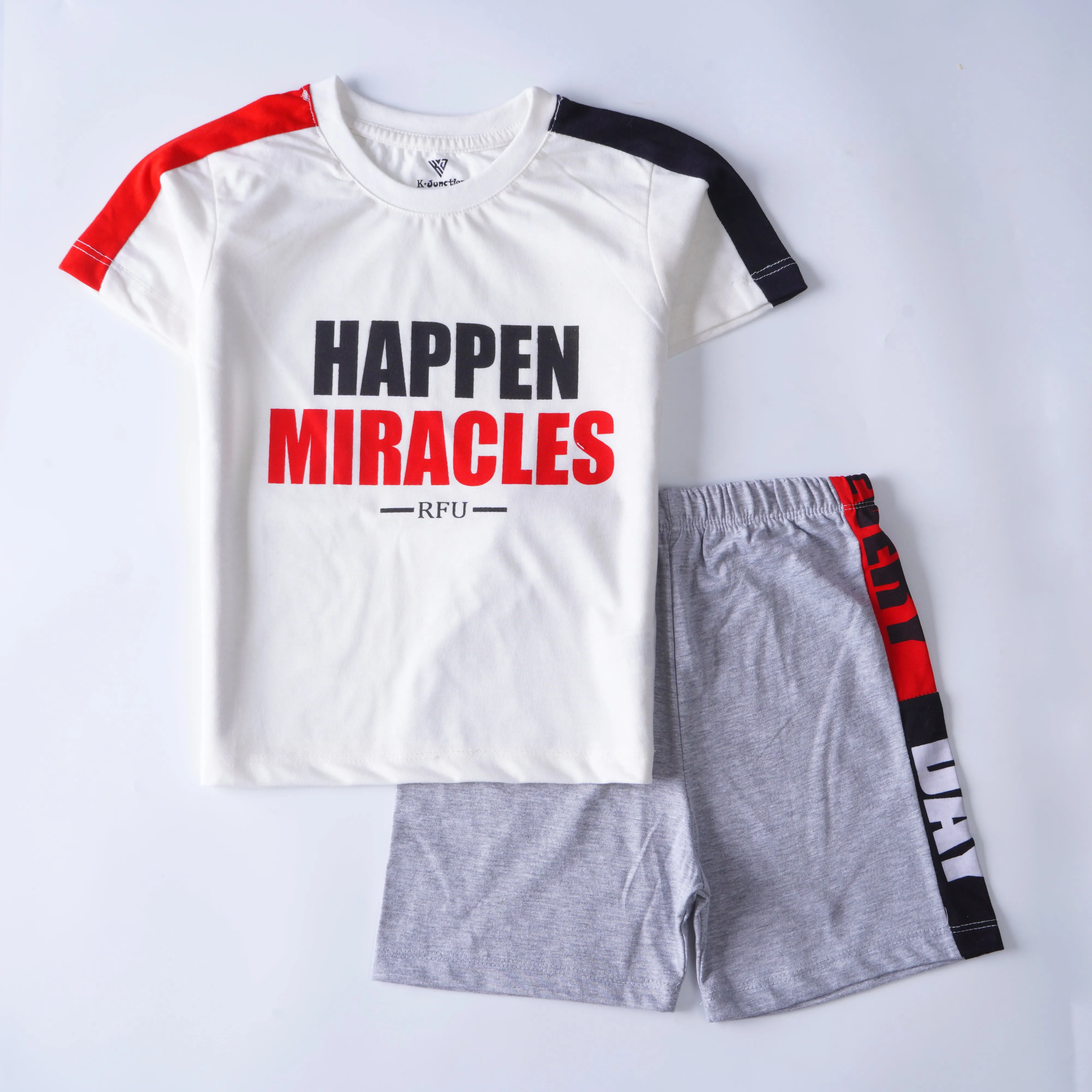 Boys Half Sleeves 2 Piece Suit