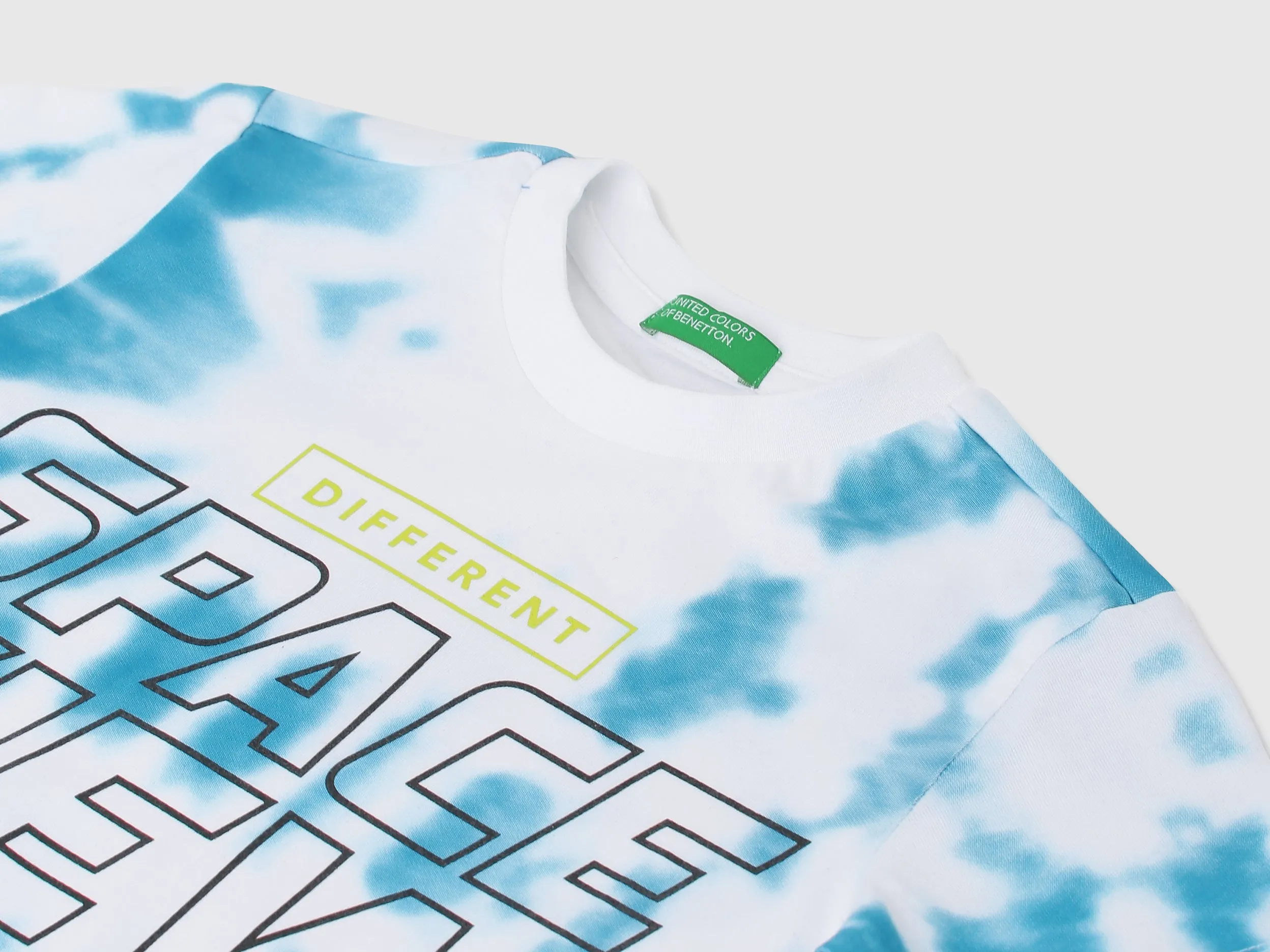 Boys Tie & Dye Round Neck T-Shirt