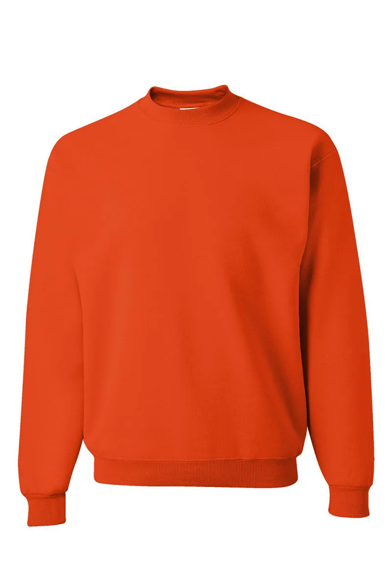 Burnt Orange You Design It Embroidered Side Bows Unisex NuBlend Crew Sweatshirt *Customize Your Text and Bows