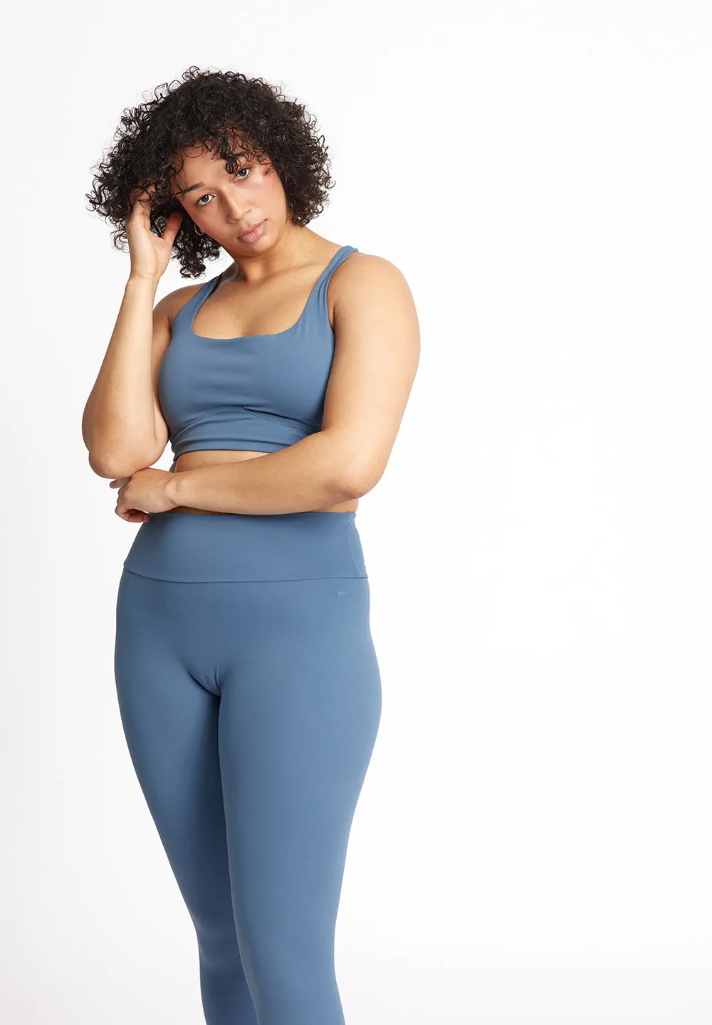 Butter Soft Sports Bra Seinna - bering sea
