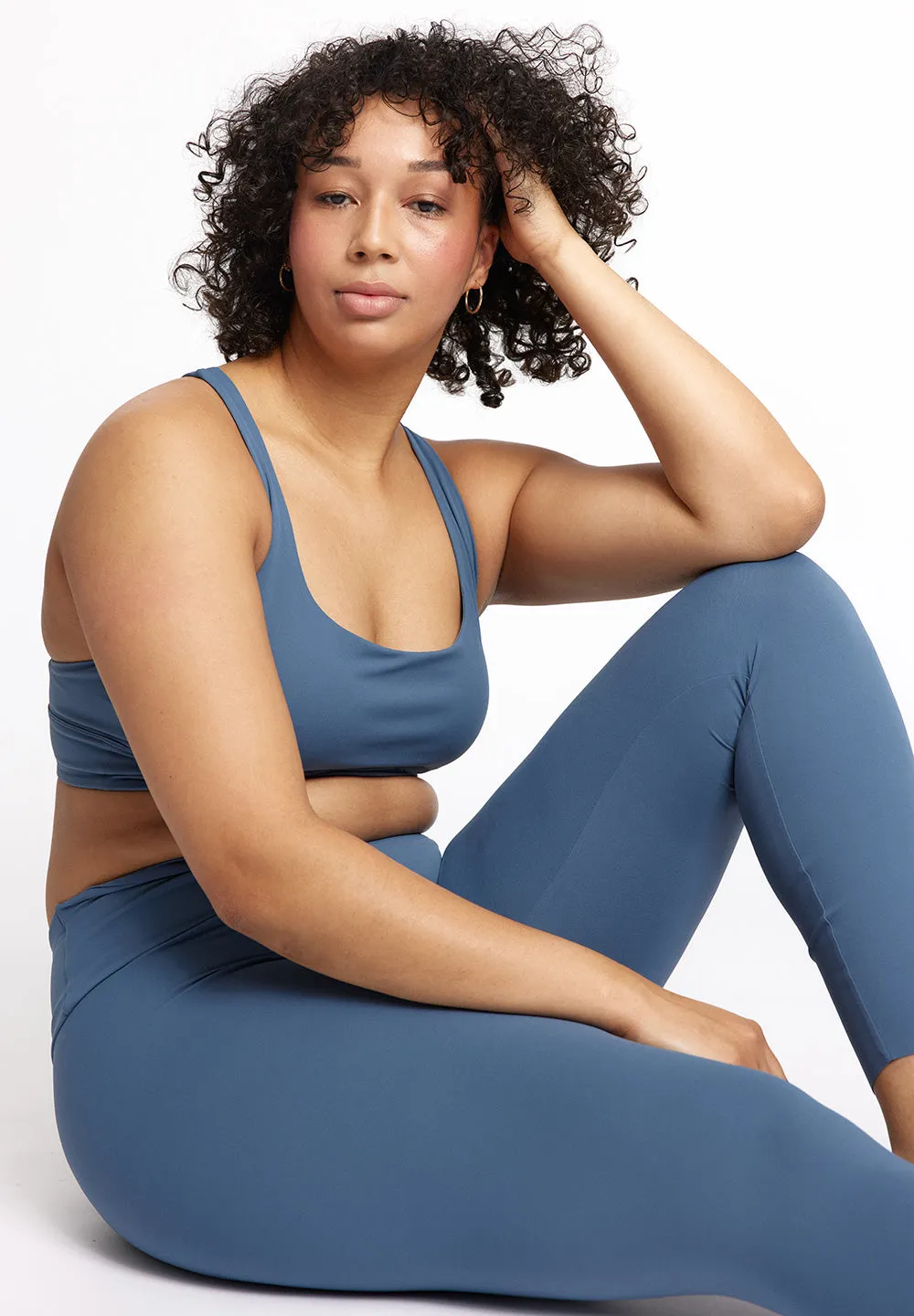 Butter Soft Sports Bra Seinna - bering sea