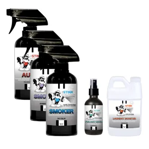 Buy 3 Get Sample Bundle FREE - 1 Auto Coconut Mango (16 oz), 1 Smoke Bamboo Teak (16 oz), 1 Smoke Sky Blue (16 oz), 1 Tranquility (4 oz),   1 Unscented Mini Laundry Booster | Odor Eliminating Spray
