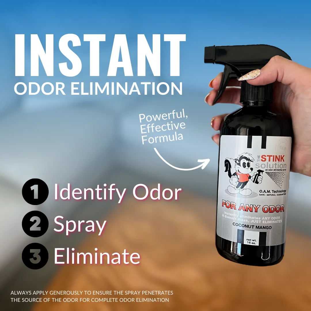 Buy 4 Get Super Sample Bundle FREE - 1 Unscented (16 oz), 1 Citrus Orange (16 oz), 1 Coconut Mango (16 oz), 1 Tranquility (16 oz), 2 Unscented (4 oz),   2 Unscented Mini Laundry Boosters | Odor Eliminating Spray