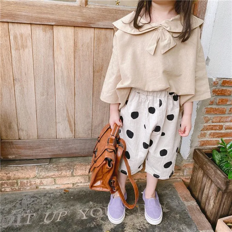 Children's Polka Dot Pants Pants
