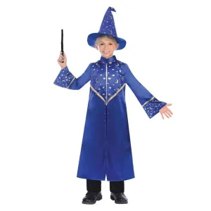 Classic Blue Wizard Boys Costume