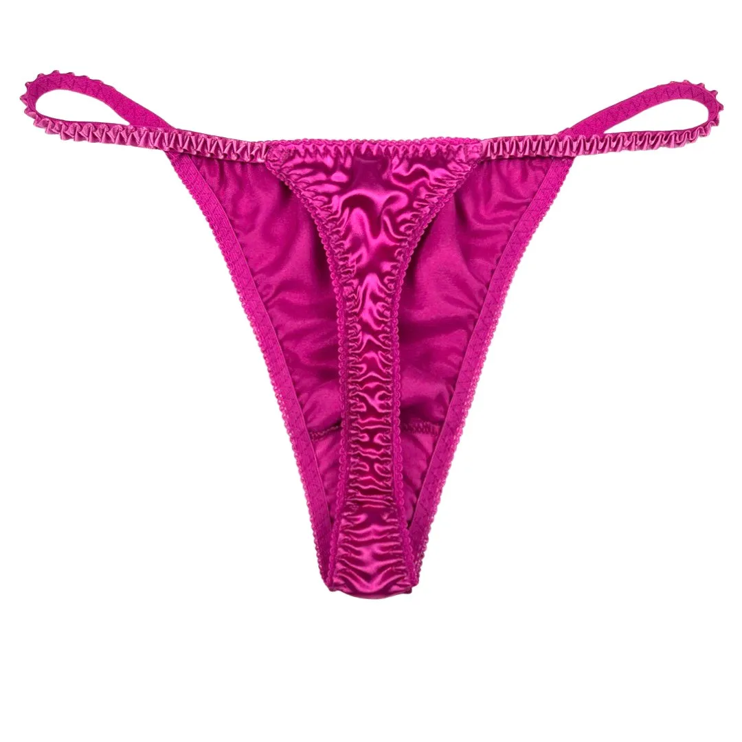 Classic Satin String Thong