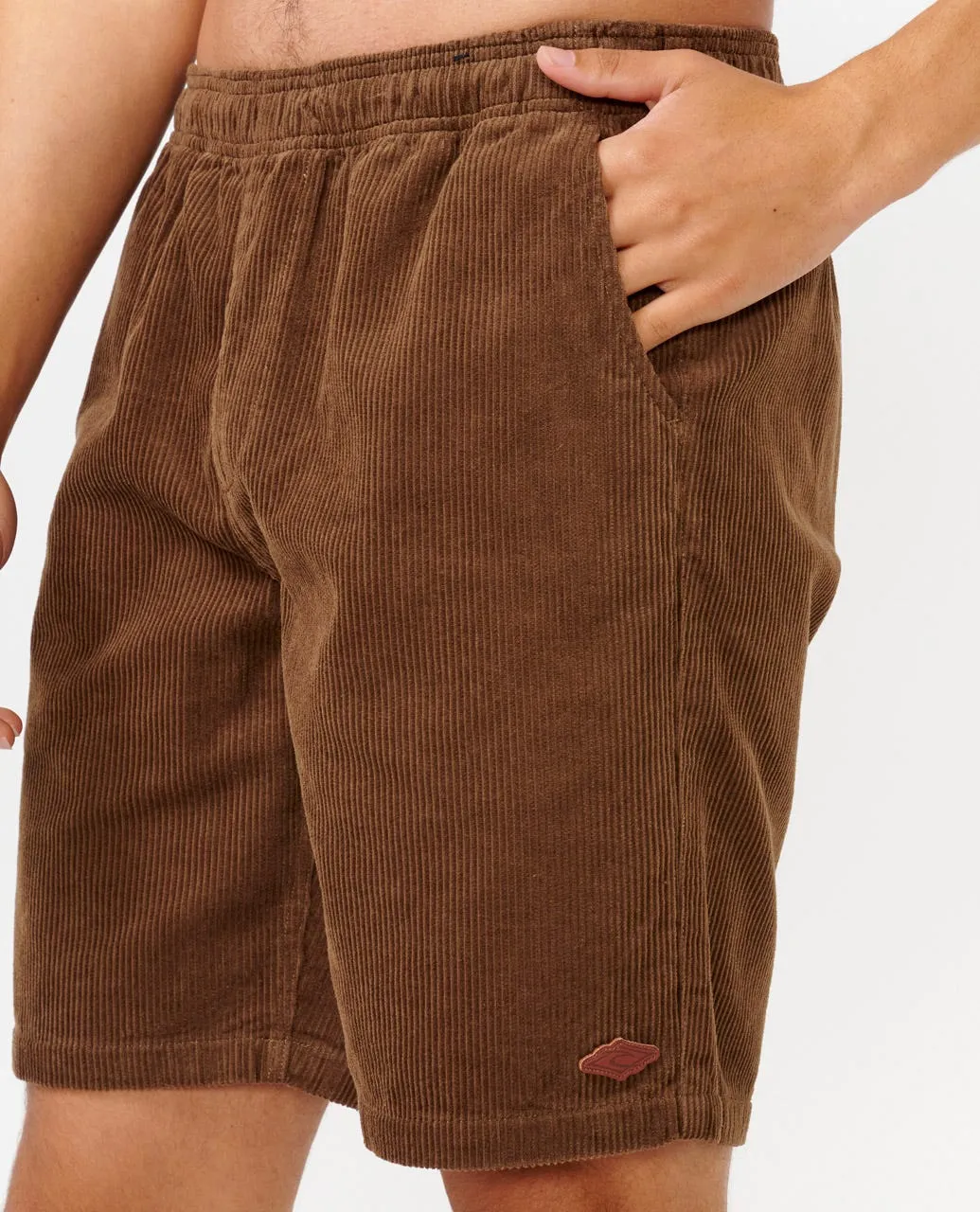 CLASSIC SURF CORD VOLLEY - DUSTED CHOCOLATE