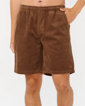 CLASSIC SURF CORD VOLLEY - DUSTED CHOCOLATE