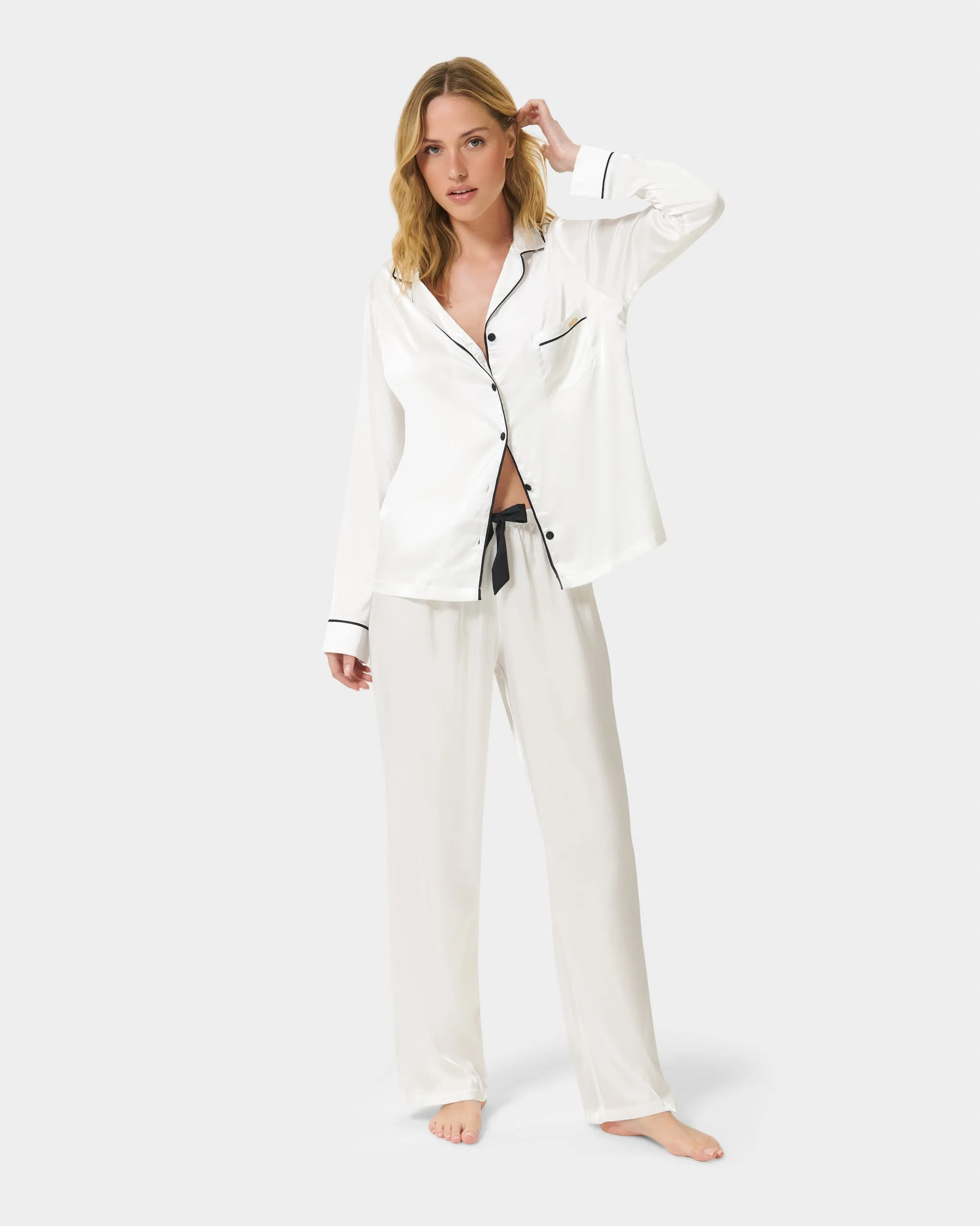 Claudia Shirt and Trouser Cream