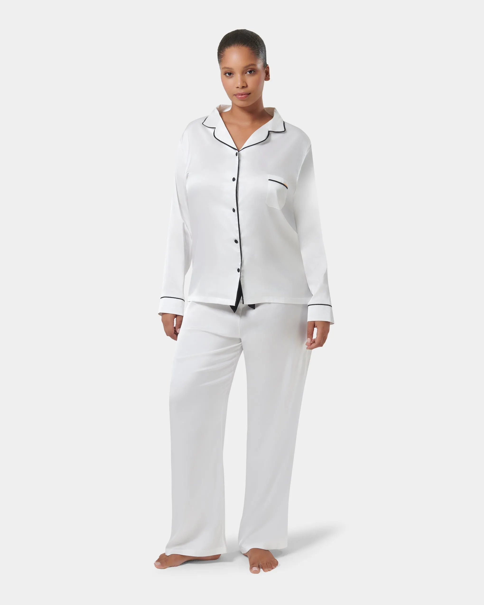 Claudia Shirt and Trouser Cream