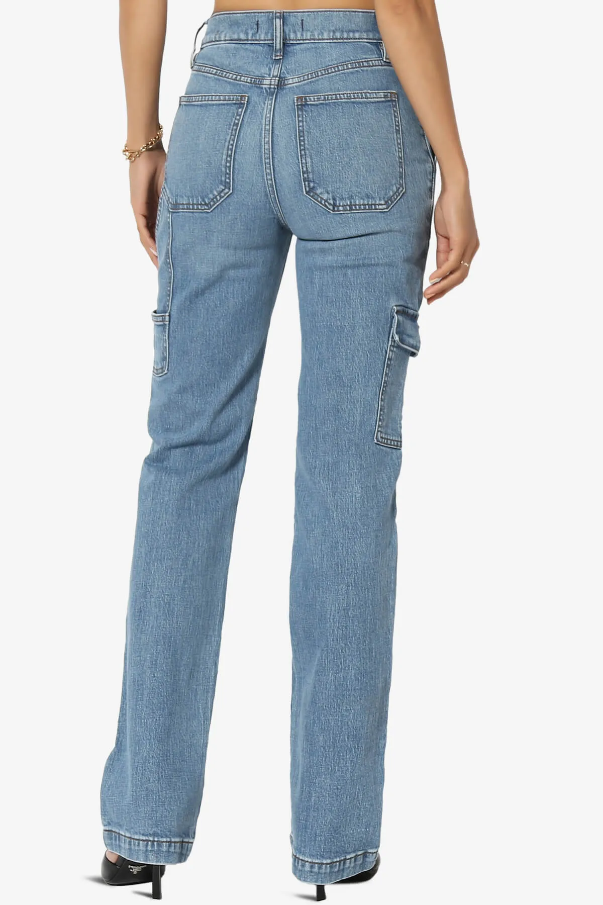 Codi High Waist Cargo Dad Jeans