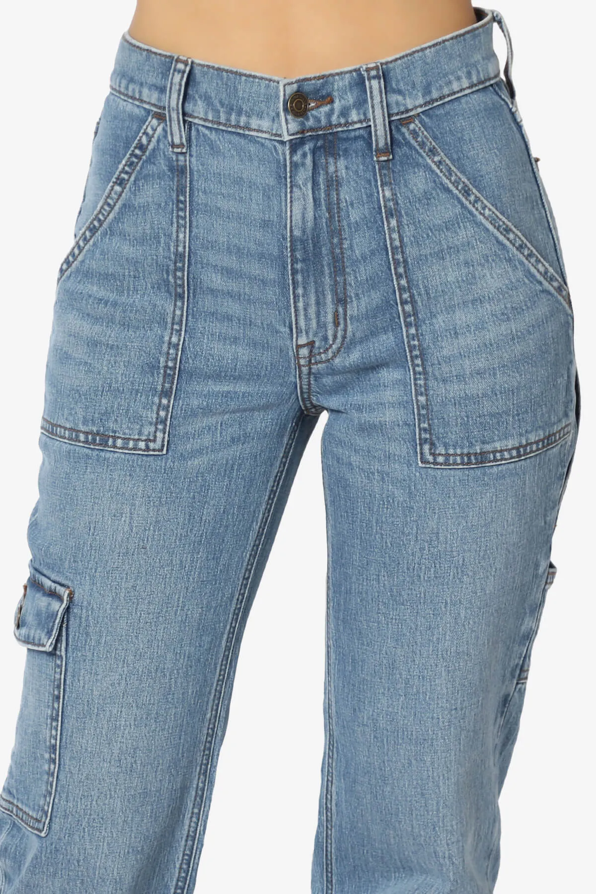 Codi High Waist Cargo Dad Jeans