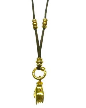 Compassion Hand Cord Necklace