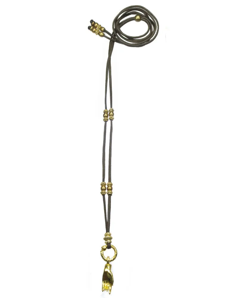 Compassion Hand Cord Necklace