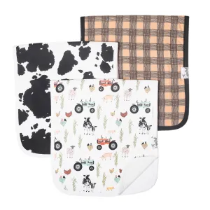 Copper Pearl - Burp Cloth (3 pack) - Jo