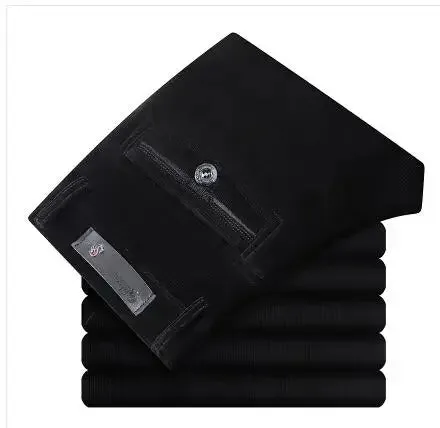 Corduroy pants loose joggers middle-aged men dad men's casual Trousers for men streetwear