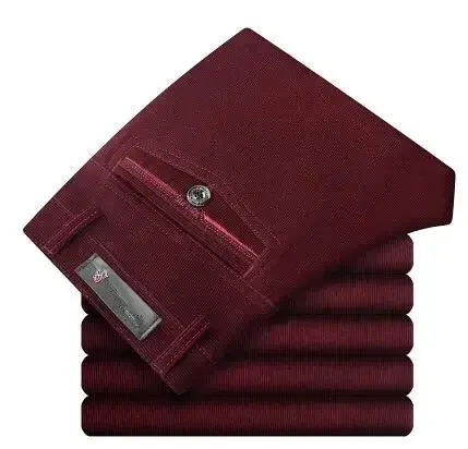 Corduroy pants loose joggers middle-aged men dad men's casual Trousers for men streetwear