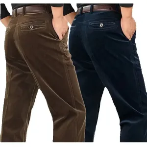 Corduroy pants loose joggers middle-aged men dad men's casual Trousers for men streetwear