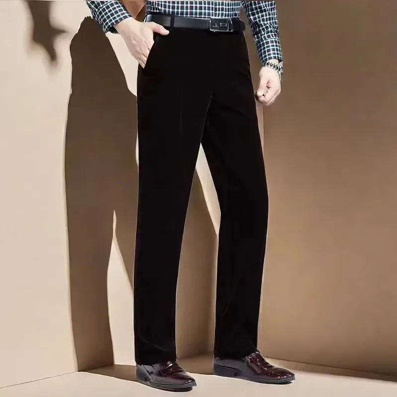 Corduroy pants loose joggers middle-aged men dad men's casual Trousers for men streetwear