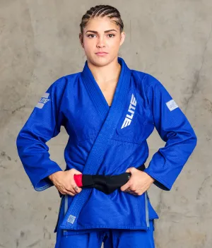 Core Blue Brazilian Jiu Jitsu Womens BJJ Gi