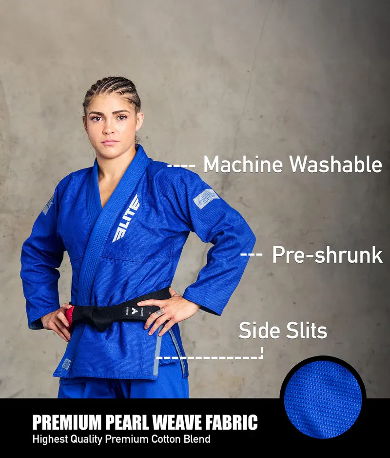 Core Blue Brazilian Jiu Jitsu Womens BJJ Gi